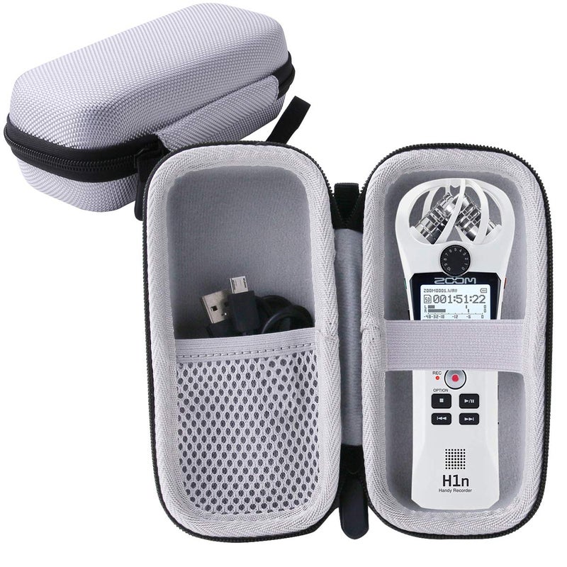 WERJIA Hard EVA Travel Case Fits Zoom H1n/ZH1 H1 Handy Recorder (Grey) - Image 1